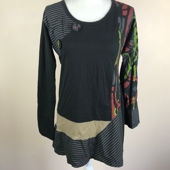 Leopards & Roses Tops - Leopards & Roses M Made in Nepal Cotton Top
